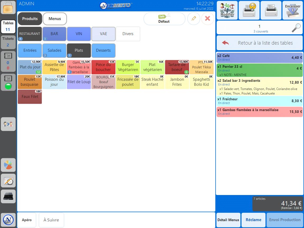 Logiciel de caisse 1 1 caisse produits