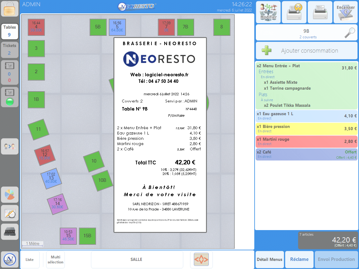 Logiciel de caisse 9 9 caisse addition